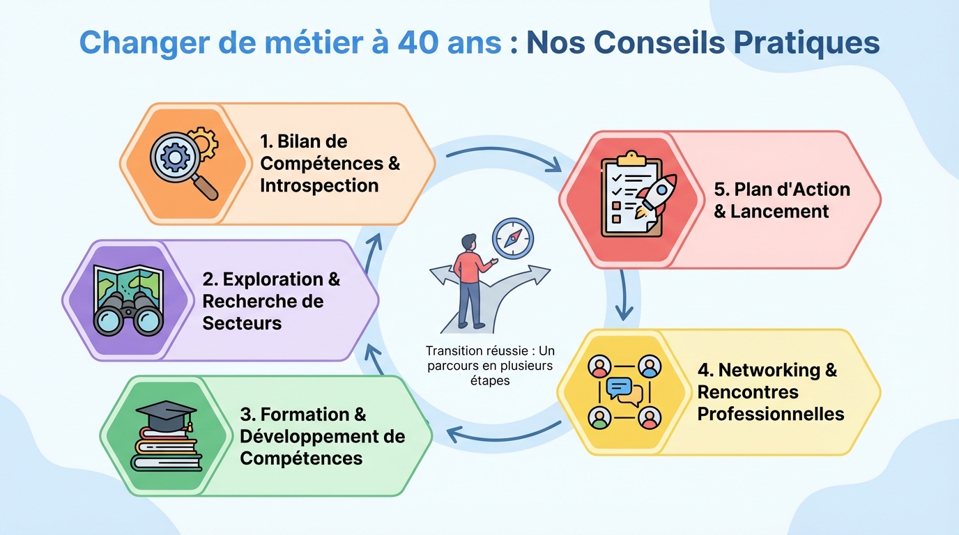 Les métiers qui recrutent à 40 ans