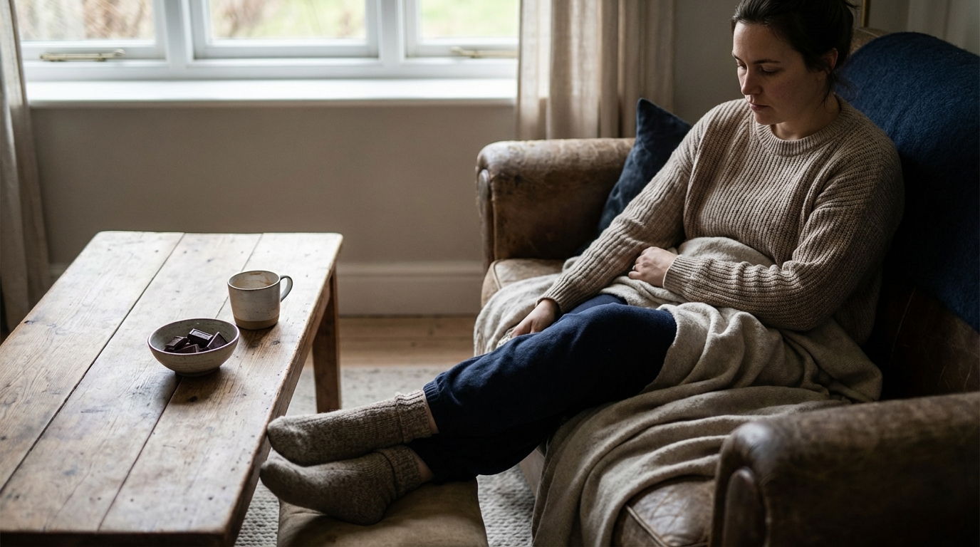 Chocolat et jambes sans repos : un duo surprenant