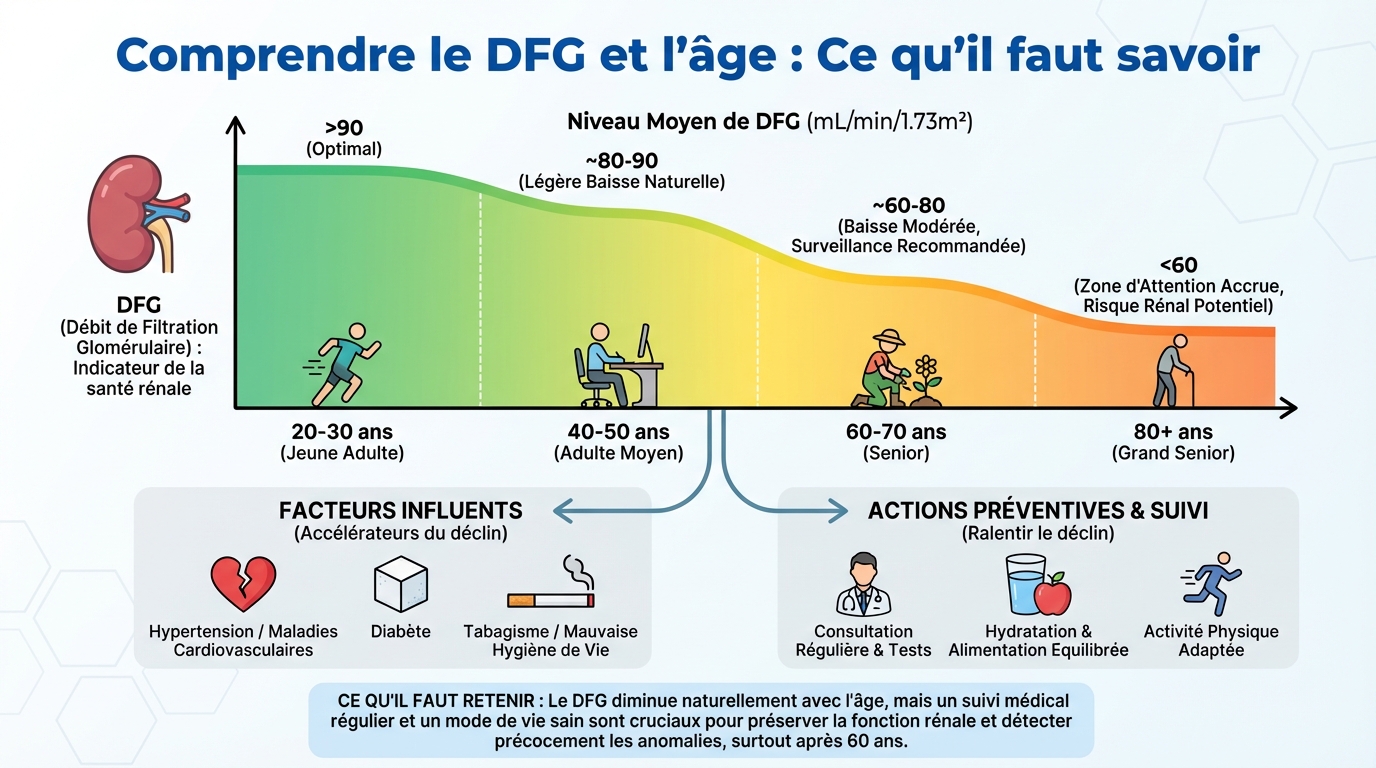 L'importance de l'âge dans la mesure du DFG