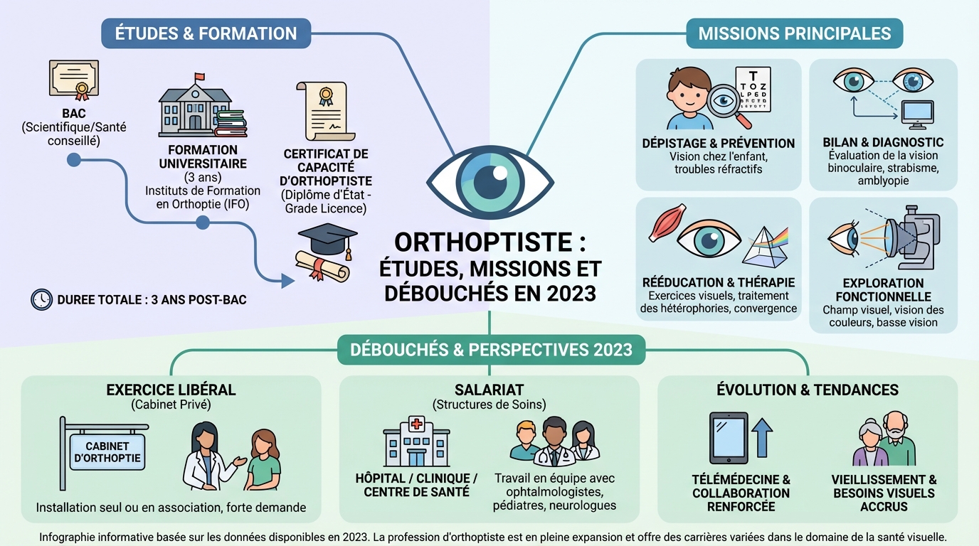 Missions d'un orthoptiste