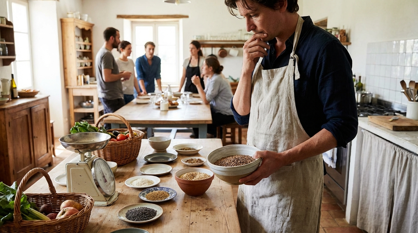 Quel tableau de quantité d'aliment par personne choisir ?