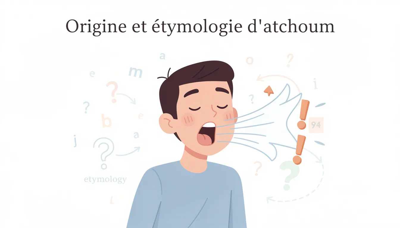 Origine et étymologie d'atchoum