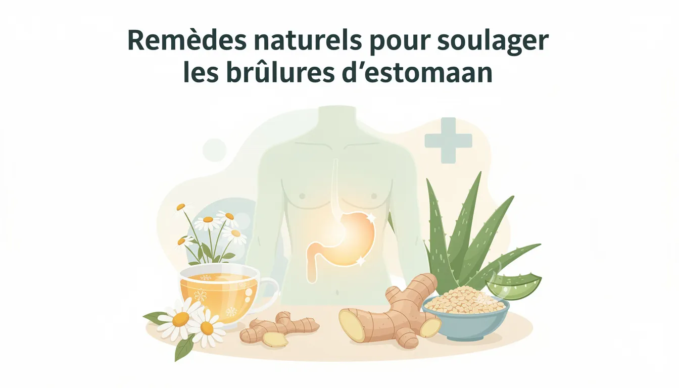 Remèdes naturels pour soulager les brûlures d'estomac