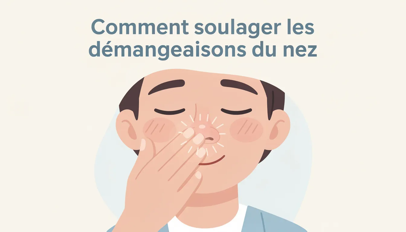 Comment soulager les démangeaisons du nez