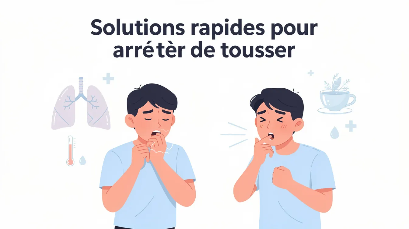Solutions rapides pour arrêter de tousser