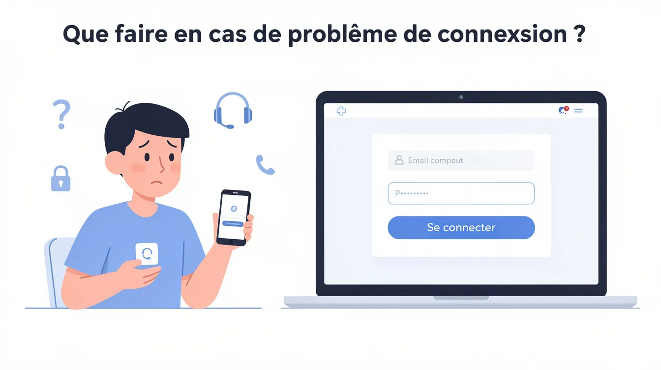 Que faire en cas de problème de connexion