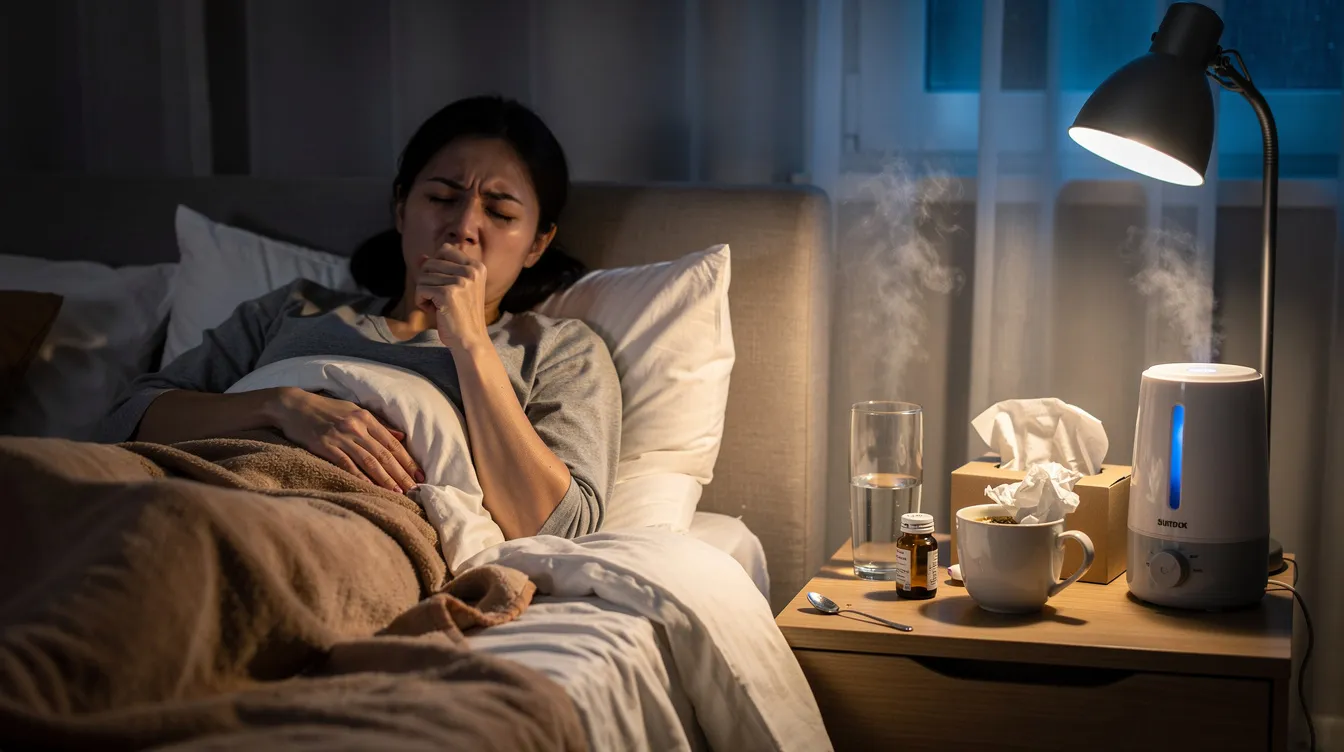 Impossible de dormir tellement je tousse : solutions efficaces